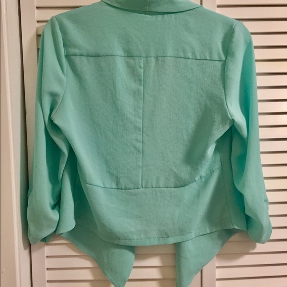 NWOT teal lightweight blazer - Picture 4 of 4